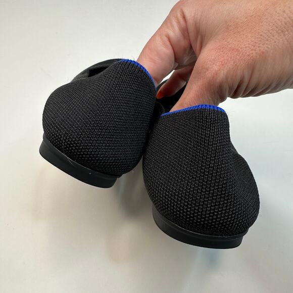 Rothy's Black Round Toe Slip On Flats - Picture 3 of 5